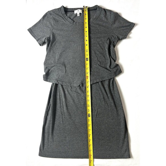 Socialite Womens Dress Gray XS Cutout Bodycon Extra Small LRC8-1 - Picture 4 of 10